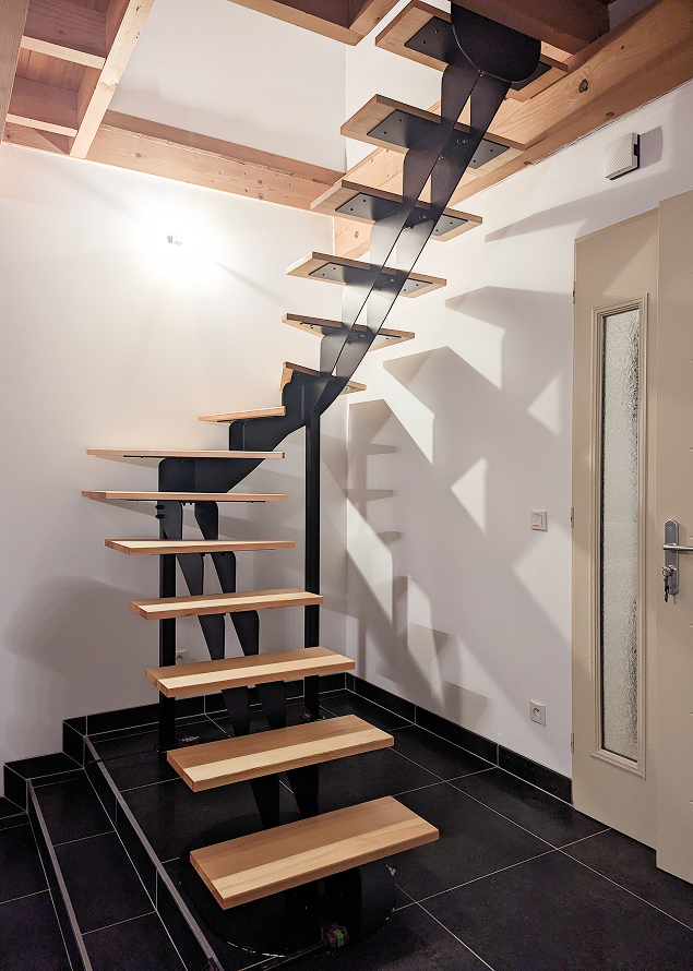 esscalier bois massif fabrication française